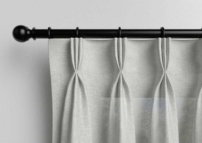 Gemstone Voile, White - Made to Measure Curtains - Image 11